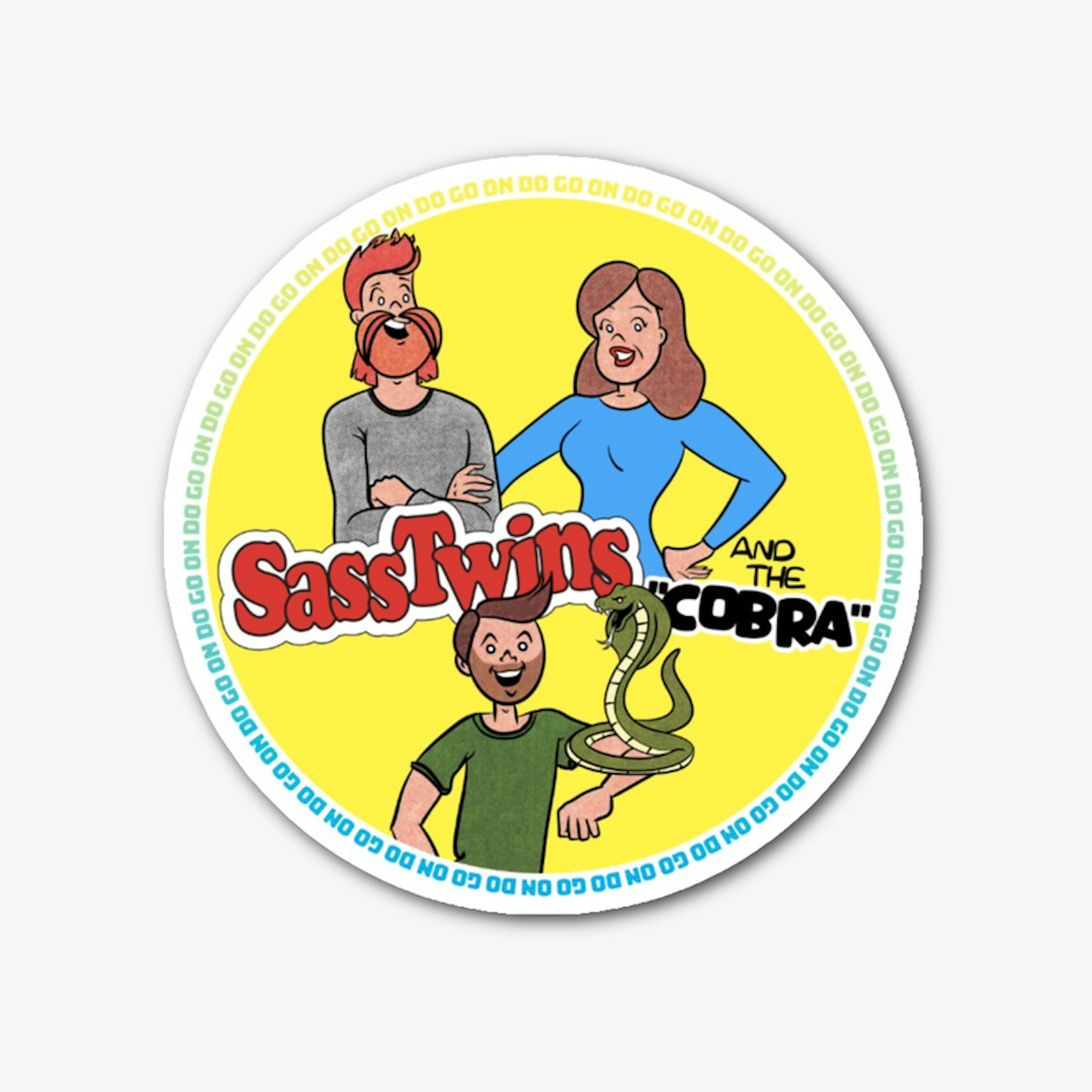 Sass Twins (+ Cobra) sticker